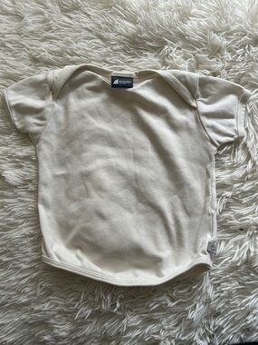 Organic Cotton Cream Baby Tee by MEC
